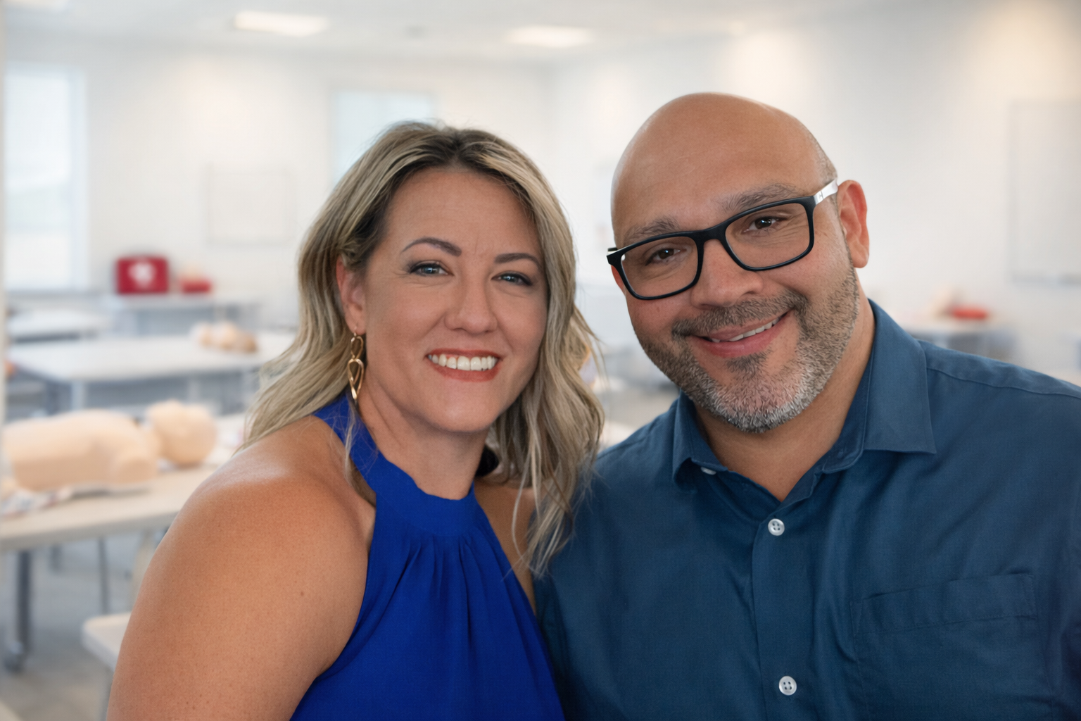 Stephanie and Sharief Zahra, founders of ReadyNest Safety Training